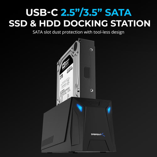 Sabrent DS-UC1B storage drive docking station