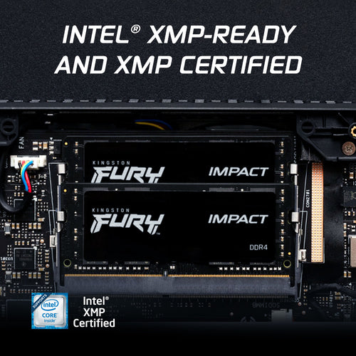 8GB Kingston FURY Impact DDR4 SODIMM 3200MT/s CL20 Memory Module