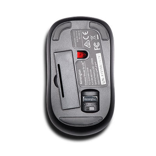 Wireless Mouse Kensington 1000 DPI Ambidextrous Black RF