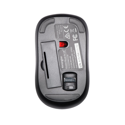 Wireless Mouse Kensington 1000 DPI Ambidextrous Black RF