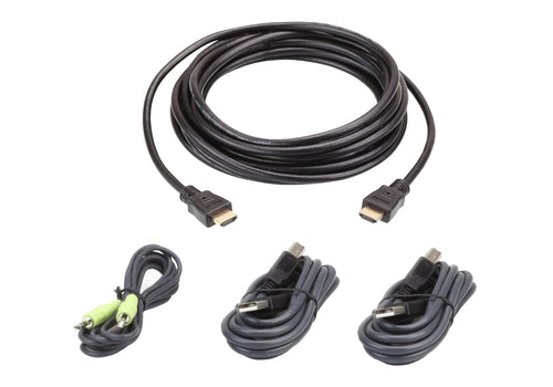 KVM Cable ATEN 2L-7D03UHX4 3M HDMI USB A/B 3.5mm Audio