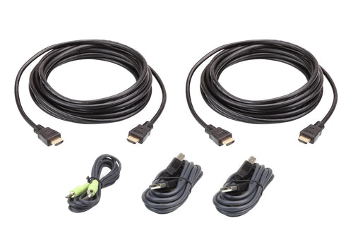 ATEN 2L-7D03UHX5 HDMI Dual-Display Secure KVM-Kabel - 3M