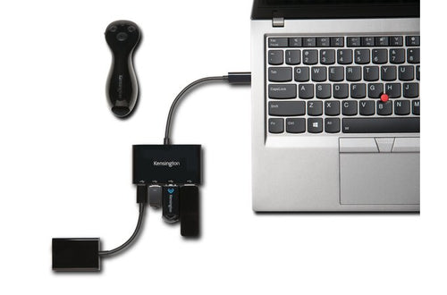 USB-C Hub Kensington CH1000 4-Port 5000Mbit/s Type-C Type-A