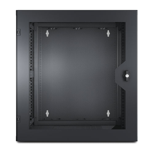Wandmontiertes Rack-Gehäuse 13HE APC NetShelter Belüftete Tür Schwarz