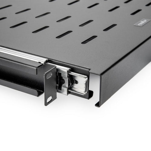 Rack Shelf Rocstor Y10E049-B1 Adjustable Black Silver Durable