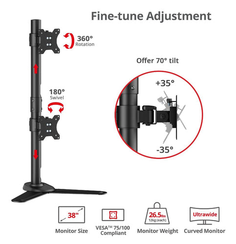 Siig CE-MT5J11-S1 monitor mount / stand