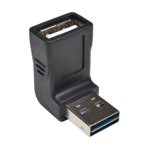 Universaler umkehrbarer USB-2.0-A-zu-Winkeladapter, Stecker/Buchse, Tripp Lite Schwarz