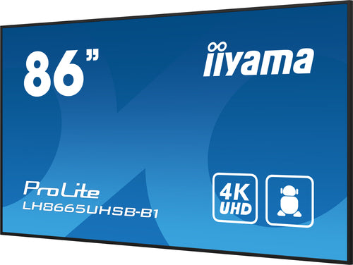 iiyama LH8665UHSB-B1 Signage Display