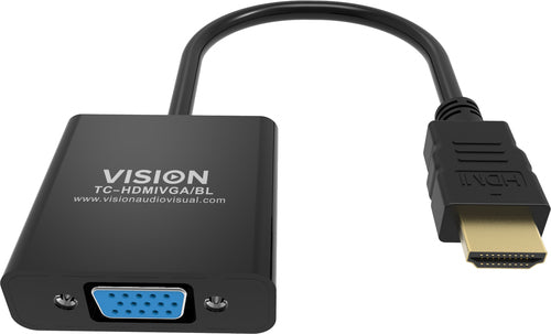 Vision TC-HDMIVGA/BL video cable adapter