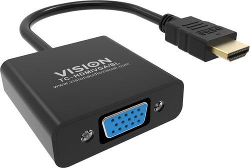Vision TC-HDMIVGA/BL video cable adapter