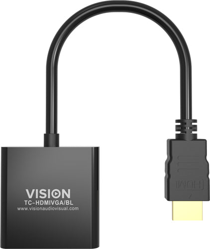 Vision TC-HDMIVGA/BL video cable adapter