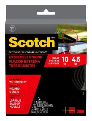 Scotch Klettverschluss-Streifen 2,5 cm Breite Dauerhafter Klebstoff