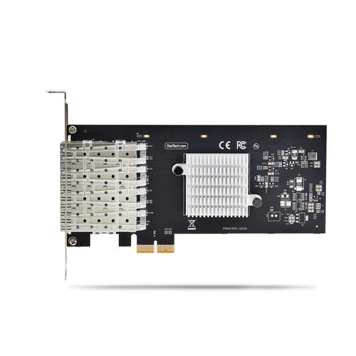 StarTech.com 4-Port GbE SFP Netzwerkkarte - Intel I350-AM4 - PCIe 2.0 - Gigabit-Ethernet-NIC