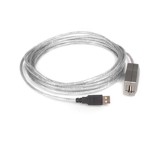 StarTech.com USB2FAAEXT15 15 ft USB 2.0 Active Extension Cable - Male/Female, Grey