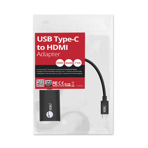 Siig CB-TC0C12-S1 USB graphics adapter
