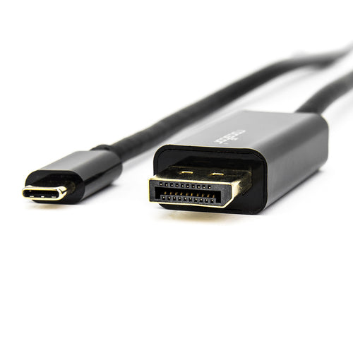 DisplayPort to USB-C Video Cable Adapter Rocstor 1.8m Male to Male