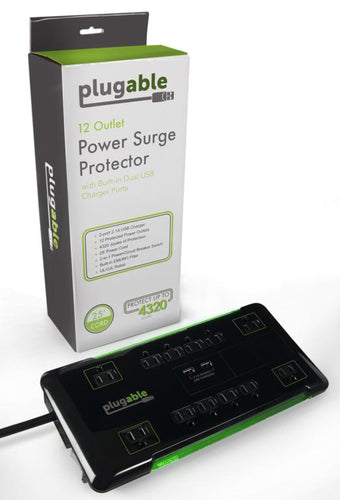 Plugable Technologies PS12-USB25 surge protector