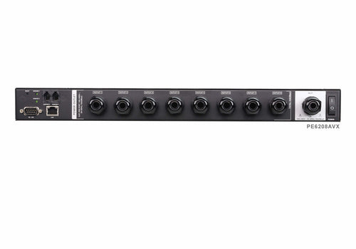 ATEN PE6208AV 1U 16A 8-fach Schaltbare und Messende PDU – Schwarz