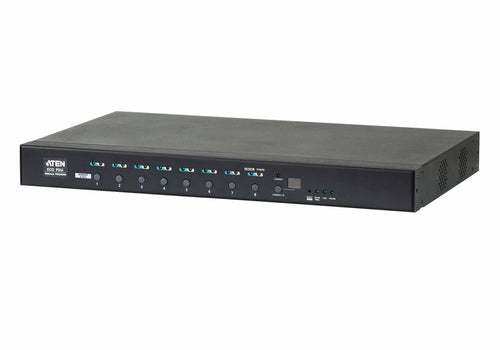 ATEN PE6208AV 1U 16A 8-fach Schaltbare und Messende PDU – Schwarz