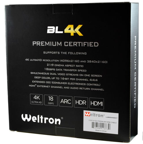 Weltron 91-804CP-01M HDMI cable