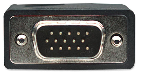 VGA Cable 1.8m Male to Male Black SVGA HD15 Shielded with Ferrite Cores