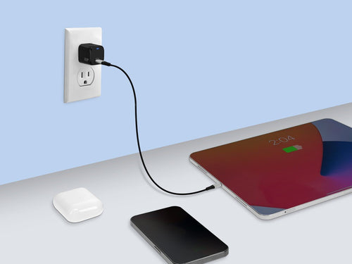 Mobile Device Charger Monoprice 20V Compact Black Indoor Use
