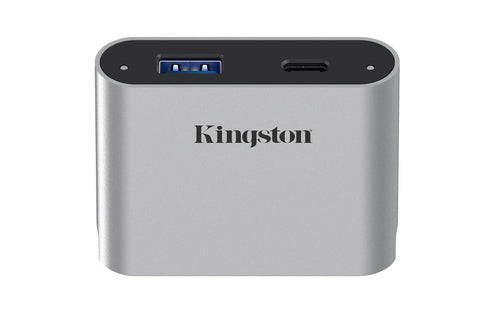 Kingston Technology WFS-USB Workflow Hub – USB 3.2 Gen 1, 5000 Mbit/s, Silber