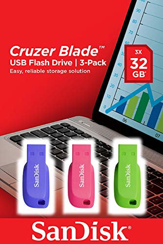 SanDisk Cruzer Blade 3x 32GB USB flash drive