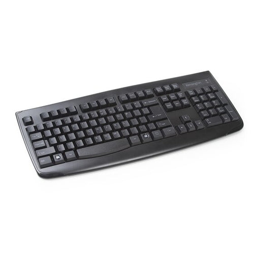 Wireless Full-Size QWERTY Keyboard Black RF Technology