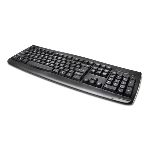 Wireless Full-Size QWERTY Keyboard Black RF Technology