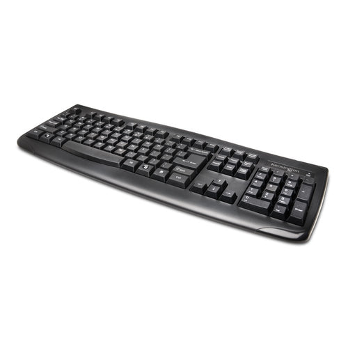 Wireless Full-Size QWERTY Keyboard Black RF Technology