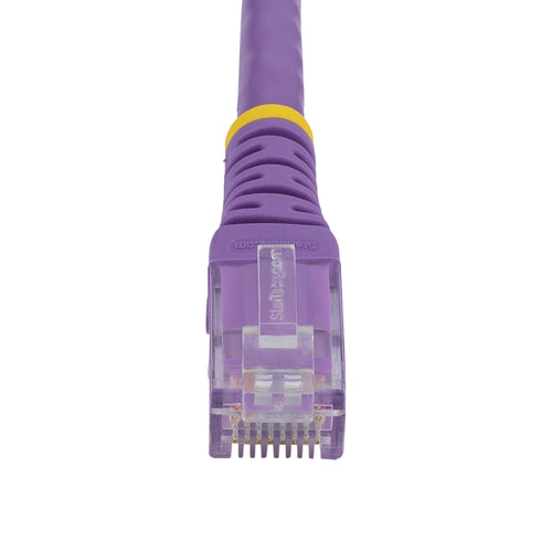 CAT6 Ethernet Cable StarTech.com 15ft 1Gbps 100W PoE Purple