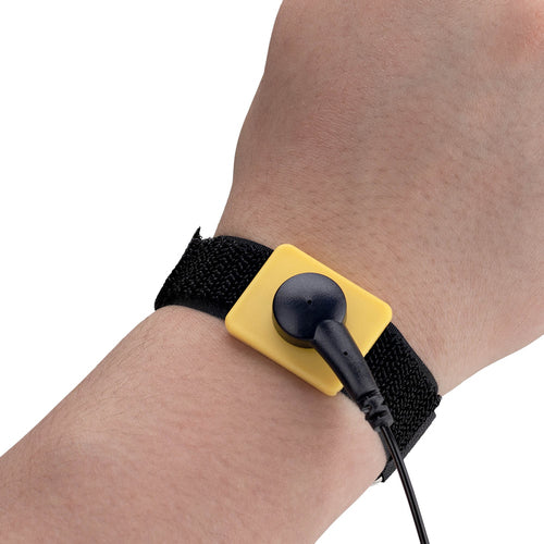 StarTech.com Antistatisches Erdungsarmband ESD-sicher 1,5 m abnehmbares Kabel verstellbare Passform