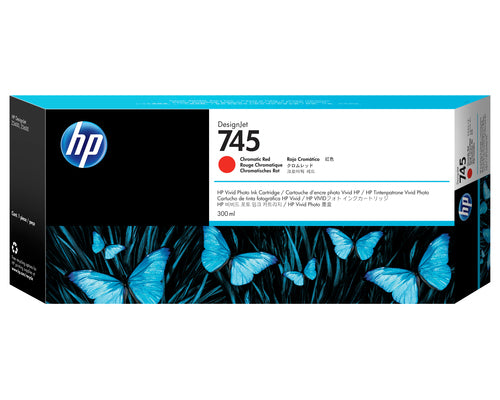 Ink Cartridge HP DesignJet 745 300ml Chromatic Red Z2600 Z5600