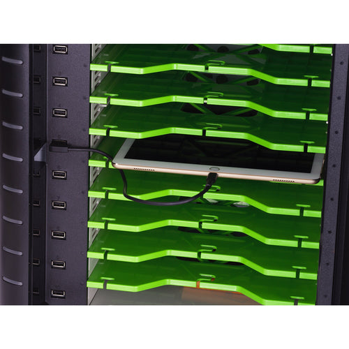 Kensington Lade- und Synchronisationskabel, USB auf Lightning, 0,285 m, Schwarz – 5er-Pack