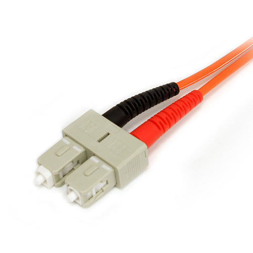 2m Multimode Duplex LWL-Kabel LSZH 62.5/125 LC/SC