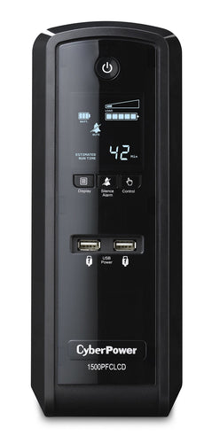 CyberPower CP1500PFCLCD uninterruptible power supply (UPS)