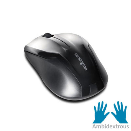 Kensington K72324USA Kabellose Tastatur- und Maus-Kombination – Vollformat QWERTZ, Schwarz