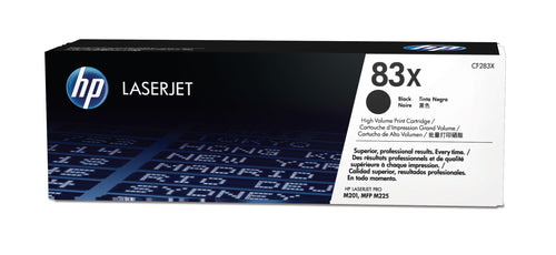 HP 83X Original LaserJet Tonerkartusche Schwarz Hohe Reichweite