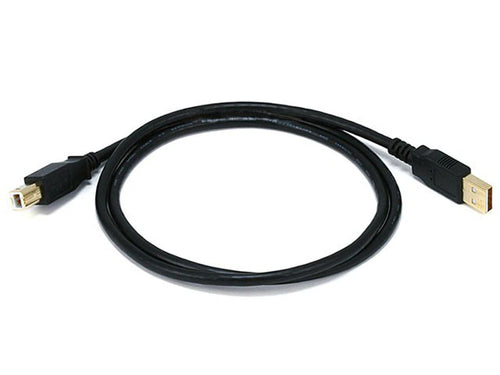 USB 2.0 Cable 0.9m Monoprice USB A to USB B Black