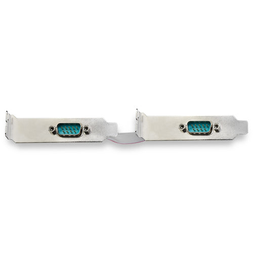 PCI Express RS232 Serial Adapter Card 2-Port DB9 Low Profile