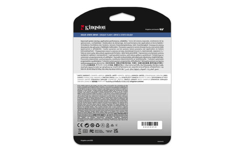 2.5 Inch Enterprise SATA SSD 3.84TB Kingston Technology DC600M 560MB/s