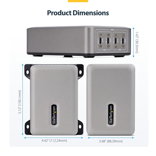 StarTech.com 424DUK-USB-C-CHARGER mobile device charger