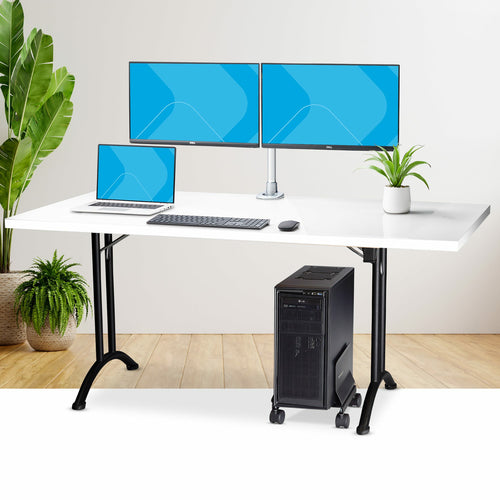 CPU Holder StarTech.com CPUMOBILESTND Rolling Mobile Adjustable Steel