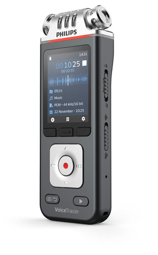 Philips VoiceTracer Digitales Diktiergerät 50-20000 Hz Kompaktes Design