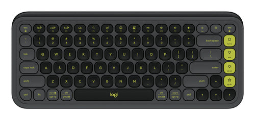 Wireless Bluetooth Mini Keyboard QWERTY Scissor Switch Graphite