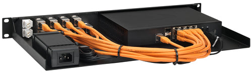 Firewall-Rack-Montagezubehör Schwarz 1HE Leichtgewicht 1,16 kg