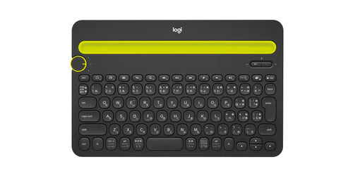 Kabellose Bluetooth Tastatur Logitech Schwarz Ergonomisches Design