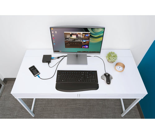 Kensington K64327WW Optische, beidhändig bedienbare Maus – USB Typ A, Grau