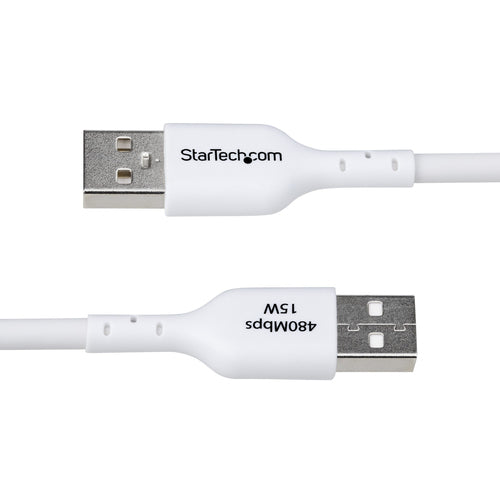 StarTech.com USB-A auf USB-C Ladekabel – 3 m, 3 A, USB 2.0, Weiß